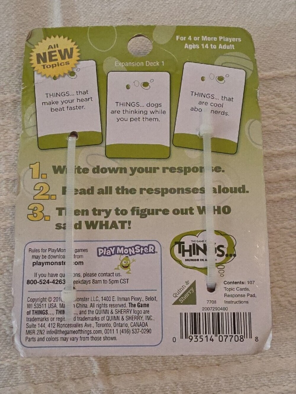 The Game Of Things Humor In A Box - Picture 2 of 2